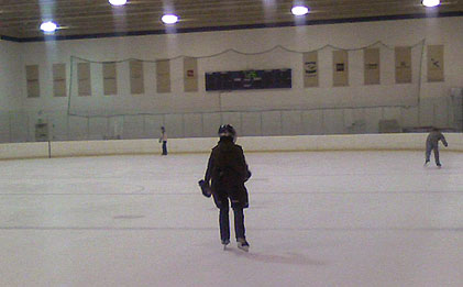 Jill skating away