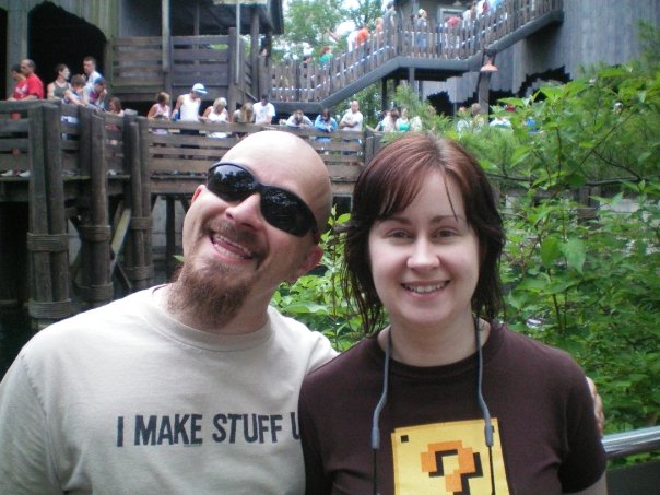 JC and Jill at Cedar Point