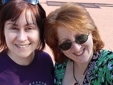 Lisa and Jill in Boulder