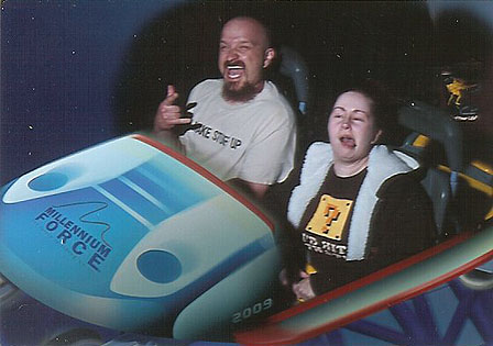 JC and I on Millennium Force