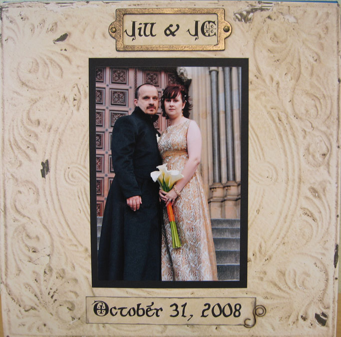 Our wedding scrapbook