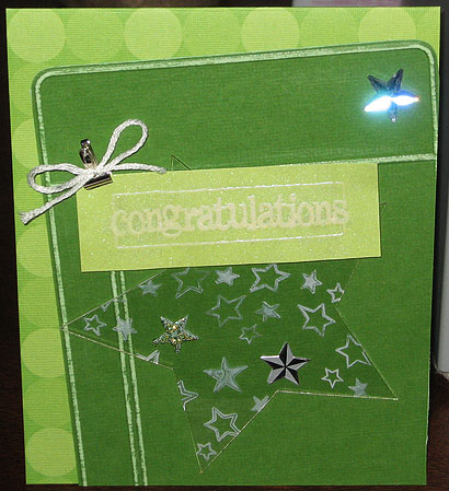 Congrats card