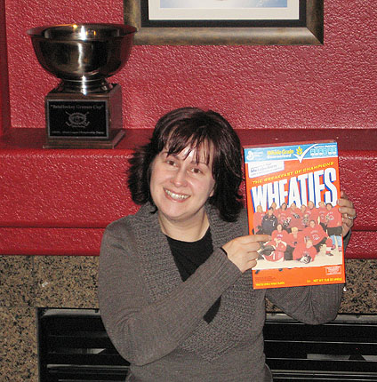 The Nordiques Wheaties box!